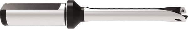 Allied Machine and Engineering - Series 13, 13 to 13.99mm Diam, 20mm Diam Straight Shank with Flange, Straight Flute Spade Drill - 70mm Max Depth, 149.4mm OAL, Standard Length, Through Coolant - Exact Tool & Supply
