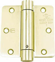 Hager - Specialty Hinges   Type: Self Closing Hinge    Length (Inch): 3-1/2 - Exact Tool & Supply