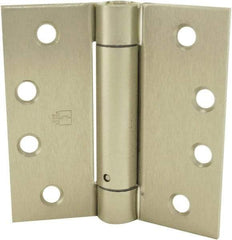 Hager - Specialty Hinges   Type: Self Closing Hinge    Length (Inch): 4 - Exact Tool & Supply