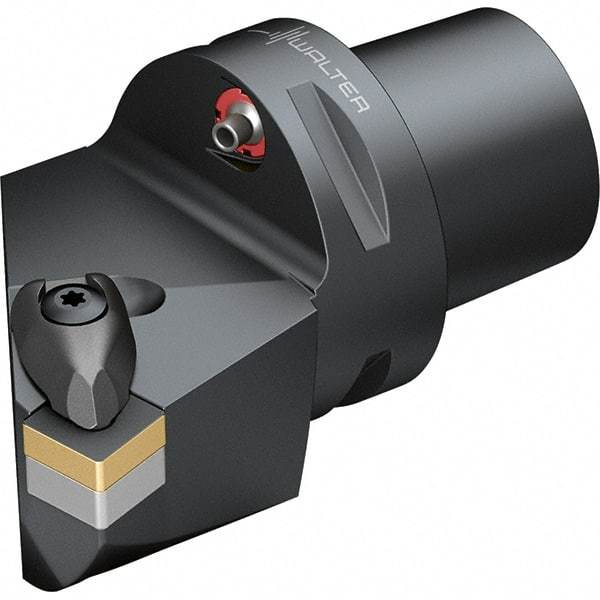 Walter - 0° Lead Angle, Indexable Turning Toolholder - 77.05mm OAL, Series DSKN-CAPTO-AUSSEN - Exact Tool & Supply