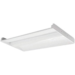Eiko Global - 1 Lamp, 46 Watts, 5,796 Lumens, 2' x 4', 4,000°K, Electronic Ballast LED Lamp Troffer - 120 to 277 Volt, Dimmable, Plastic Diffuser, Aluminum Troffer - Exact Tool & Supply