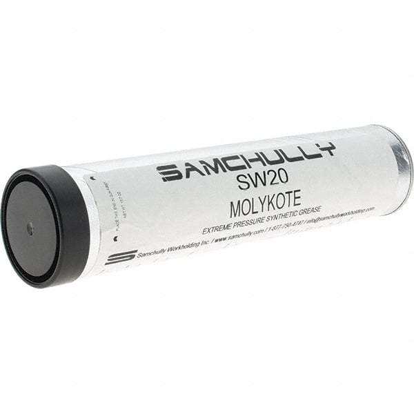 Samchully - 14 oz Tube Lithium Extreme Pressure Grease - Black, Extreme Pressure, Food Grade & High/Low Temperature, 350°F Max Temp, NLGIG 2, - Exact Tool & Supply