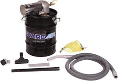 Guardair - 10 Gal Steel Tank, Air Powered Wet/Dry Vacuum - 5 Peak hp, 10' Hose Fitting, Cordless, Cartridge Filter - Exact Tool & Supply