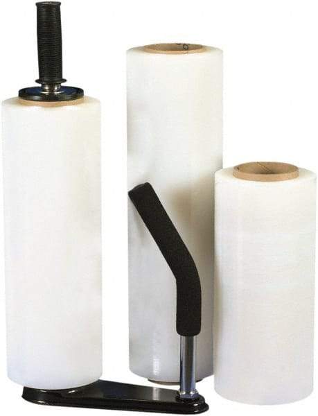 Made in USA - 18" x 1,500' 70 Gauge Clear Blown Hand Stretch Film - Exact Tool & Supply