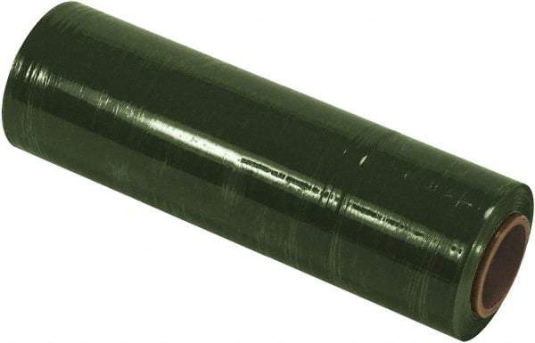Made in USA - 18" x 1,500' 80 Gauge Green Cast Hand Stretch Film - Exact Tool & Supply