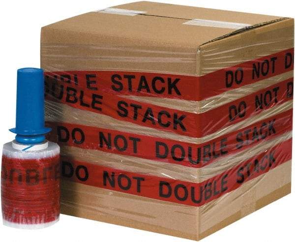 GoodWrappers - 5" x 500' 80 Gauge Red/Black Identi-Wrap - Exact Tool & Supply