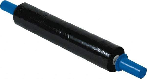 GoodWrappers - 20" x 1,000' 80 Gauge Black UVI Stretch Film - Exact Tool & Supply