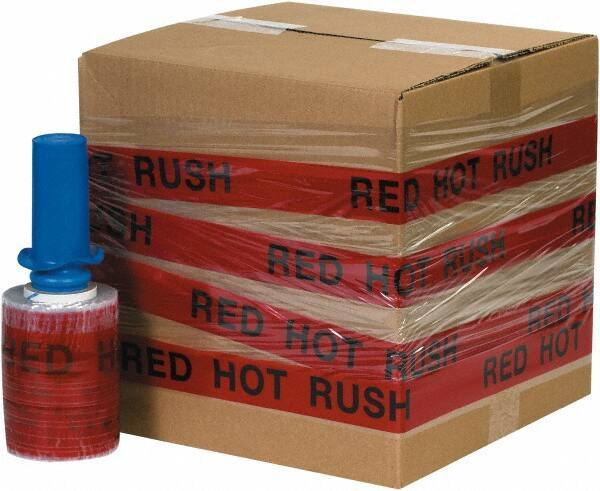 GoodWrappers - 5" x 500' 80 Gauge Red/Black Identi-Wrap - Exact Tool & Supply