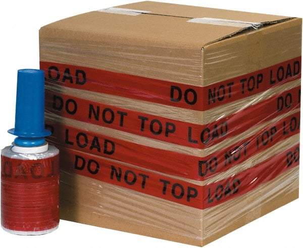 GoodWrappers - 5" x 500' 80 Gauge Red/Black Identi-Wrap - Exact Tool & Supply