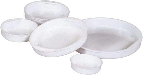 Made in USA - 23-1/4" Wide x 24-1/2" Long x 16-1/4" High Round Mailing Tube End Caps - White - Exact Tool & Supply