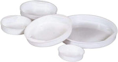 Made in USA - 23-1/4" Wide x 24-1/2" Long x 16-1/4" High Round Mailing Tube End Caps - White - Exact Tool & Supply