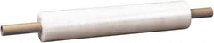Value Collection - 30" x 1,000' 80 Gauge Clear Extended Core Cast Stretch Film - Exact Tool & Supply