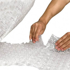 Made in USA - 188' Long x 48" Wide x 5/16" Thick, Bubble Roll - Clear - Exact Tool & Supply