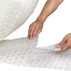 Made in USA - 250' Long x 12" Wide x 1/2" Thick, Bubble Roll - Clear - Exact Tool & Supply