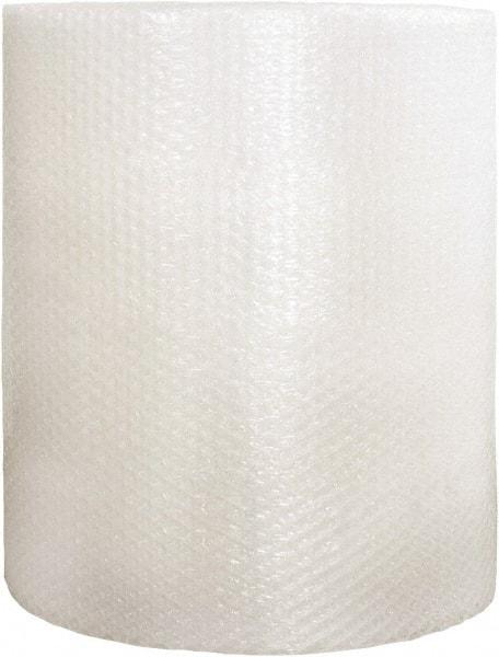 Made in USA - 250' Long x 48" Wide x 1/2" Thick, Bubble Roll - Clear - Exact Tool & Supply