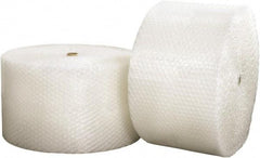 Made in USA - 250' Long x 24" Wide x 1/2" Thick, Bubble Roll - Clear - Exact Tool & Supply