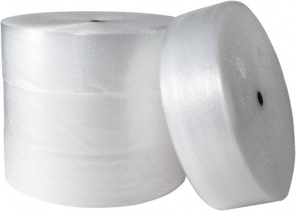 Made in USA - 750' Long x 16" Wide x 3/16" Thick, Bubble Roll - Clear - Exact Tool & Supply