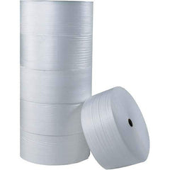 Made in USA - 550' Long x 72" Wide x 1/8" Thick, Foam Roll - White - Exact Tool & Supply