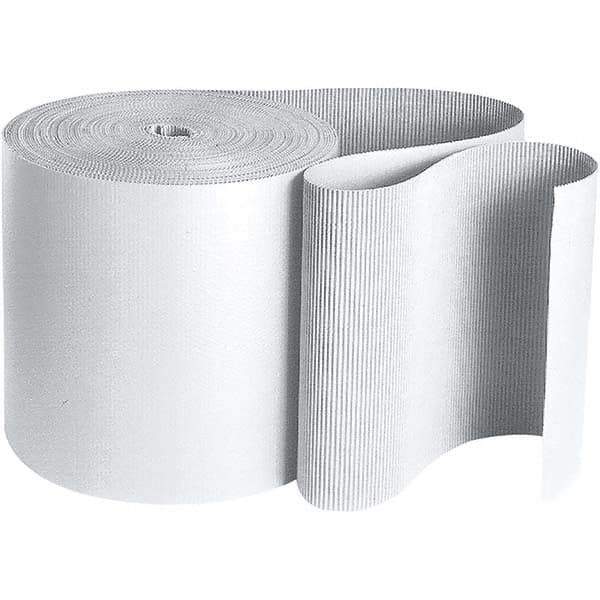 Made in USA - 250' Long x 48" Wide, Singleface Roll - White - Exact Tool & Supply