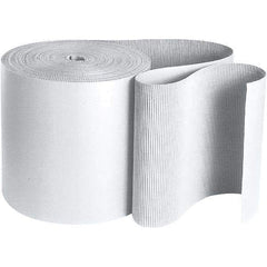 Made in USA - 250' Long x 48" Wide, Singleface Roll - White - Exact Tool & Supply
