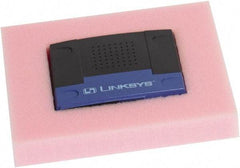 Made in USA - 24" Long x 24" Wide, Antistatic Pick & Pack Foam - Pink, Standard Grade - Exact Tool & Supply