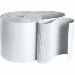 Made in USA - 250' Long x 36" Wide, Singleface Roll - White - Exact Tool & Supply