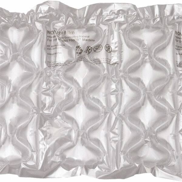 Made in USA - 6" Wide x 1-1/4" Thick, Air Pillows - Clear - Exact Tool & Supply