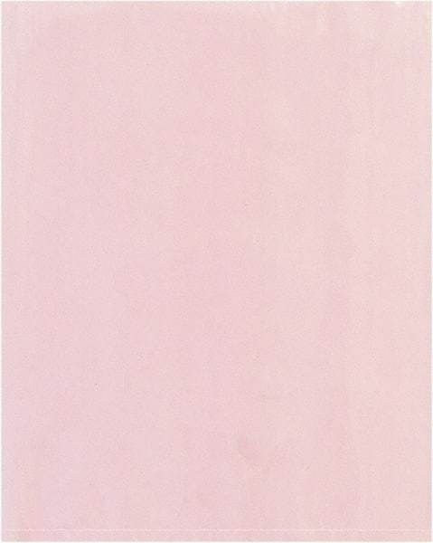 Value Collection - 8" Long x 4" Wide, 6 mil Thick, Open Top Antistatic Poly Bag - Pink, Extra Heavy-Duty Grade - Exact Tool & Supply