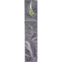 Made in USA - 30" Long x 6" Wide, 3.1 mil Thick, Open Top Static Shield Bag - Transparent, Metal-In, Standard Grade - Exact Tool & Supply