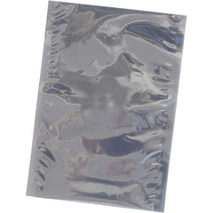 Made in USA - 6" Long x 4" Wide, 3 mil Thick, Open Top Open End Static Protection Bag - Transparent, Standard Grade - Exact Tool & Supply
