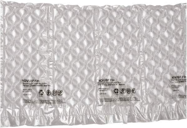 Made in USA - 6" Wide x 1/2" Thick, Air Pillows - Clear - Exact Tool & Supply