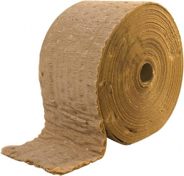 Made in USA - 270' Long x 48" Wide x 1/4" Thick, Cellulose Wadding - Kraft - Exact Tool & Supply