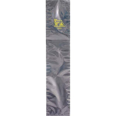 Made in USA - 30" Long x 4" Wide, 3.1 mil Thick, Open Top Static Shield Bag - Transparent, Metal-In, Standard Grade - Exact Tool & Supply