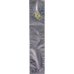 Made in USA - 30" Long x 10" Wide, 3.1 mil Thick, Open Top Static Shield Bag - Transparent, Metal-In, Standard Grade - Exact Tool & Supply