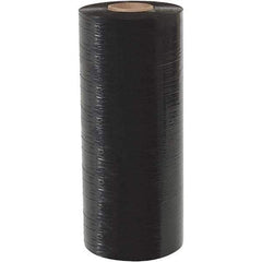 Made in USA - 20" x 5,000' 80 Gauge Black Blown Machine Stretch Film - Exact Tool & Supply