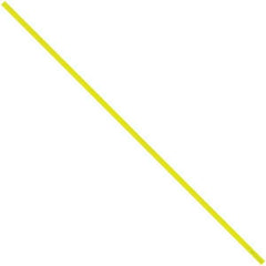 Made in USA - 7" Long, Bag Tie - Yellow - Exact Tool & Supply