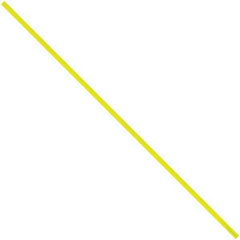 Made in USA - 5" Long, Bag Tie - Yellow - Exact Tool & Supply