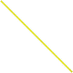 Made in USA - 10" Long, Bag Tie - Yellow - Exact Tool & Supply