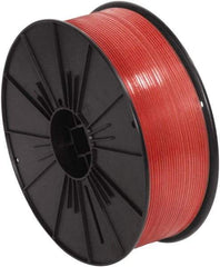 Made in USA - 7,000" Long, Bag Tie - Red - Exact Tool & Supply