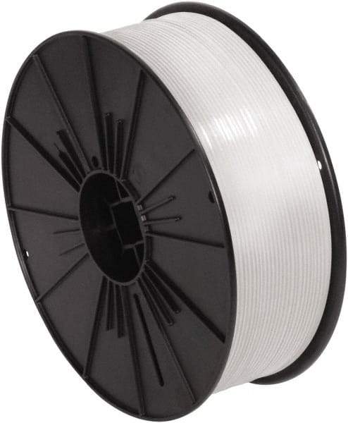 Made in USA - 7,000" Long, Bag Tie - White - Exact Tool & Supply