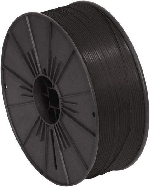Made in USA - 7,000" Long, Bag Tie - Black - Exact Tool & Supply
