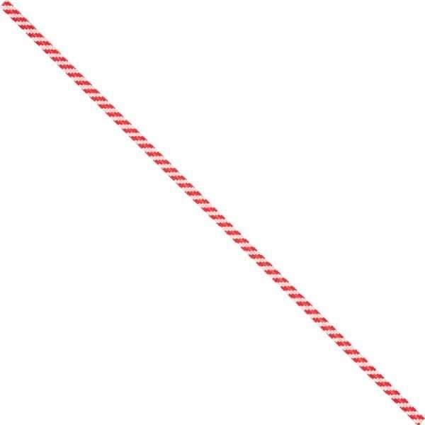 Made in USA - 5" Long, Bag Tie - Red/White - Exact Tool & Supply