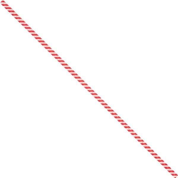 Made in USA - 10" Long, Bag Tie - Red/White - Exact Tool & Supply