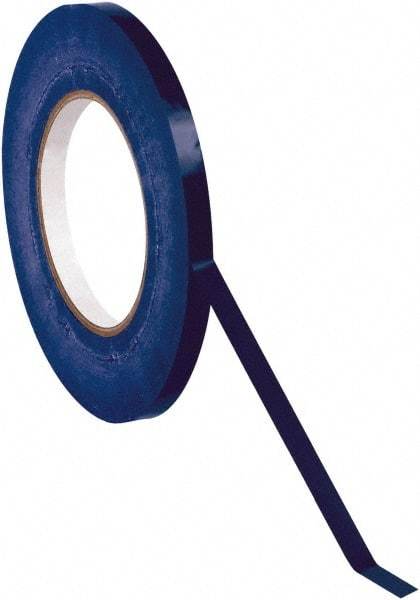 Value Collection - 180 Yd Long, Bag Tape - Dark Blue - Exact Tool & Supply