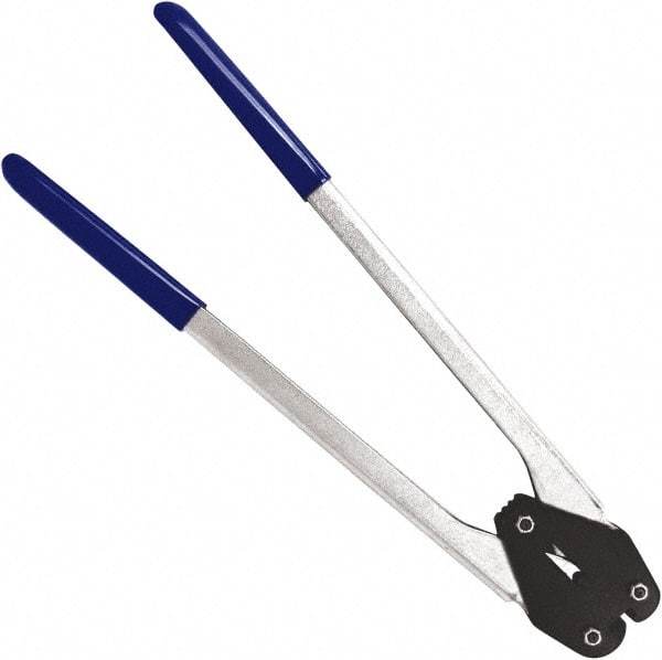 Made in USA - 1/2" Wide, Sealer - Seal Function, Use with Poly Strapping - Exact Tool & Supply
