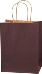 Made in USA - Kraft Grocery Bag - 8 x 4-1/2 x 10-1/4, Brown - Exact Tool & Supply