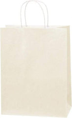 Made in USA - Kraft Grocery Bag - 10 x 5 x 13, French Vanilla - Exact Tool & Supply