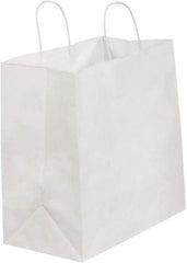Made in USA - Kraft Grocery Bag - 13 x 7 x 13, White - Exact Tool & Supply
