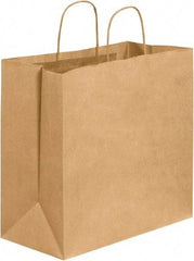 Made in USA - Kraft Grocery Bag - 13 x 7 x 13, Kraft - Exact Tool & Supply