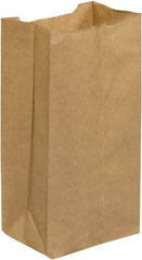 Made in USA - Kraft Grocery Bag - 4-3/4 x 2-15/16 x 8-9/16, Kraft - Exact Tool & Supply